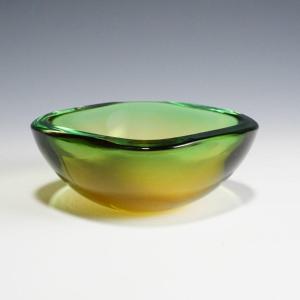 Gino Cenedese Attr. Sommerso Glass Bowl Ca. 1960