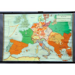 History Wall Map Germany In Dissolution 1500 -1750 New Era