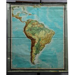 Amérique Du Sud Carte Géographique Murale à Enrouler