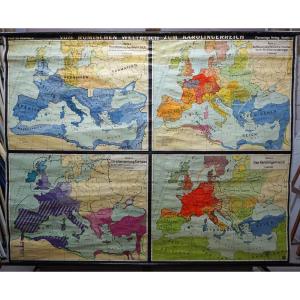 Roll-up History Wall Map - Roman To Carolingian - Emipre