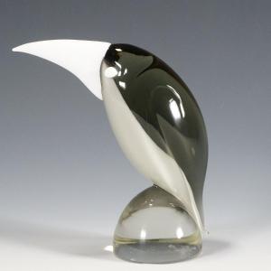 Grosbeak Glass Sculpture By Livio Seguso For Gral Germany Circa 1970s