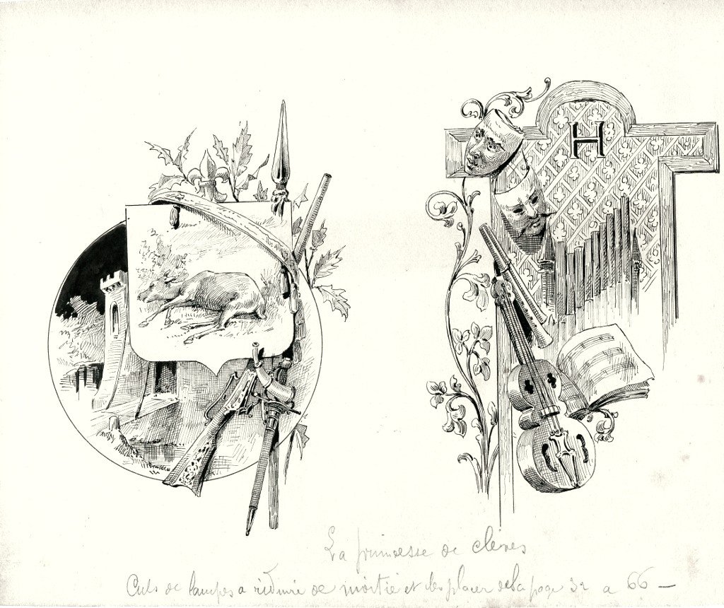 27 Original Drawings Intended To Illustrate Madame De La Fayette's Princesse De Clèves-photo-5