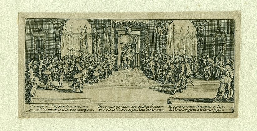 Ensemble de 3 eau-forte -  Jacques CALLOT (1592-1635) -  Les grandes misères de la guerre-photo-2