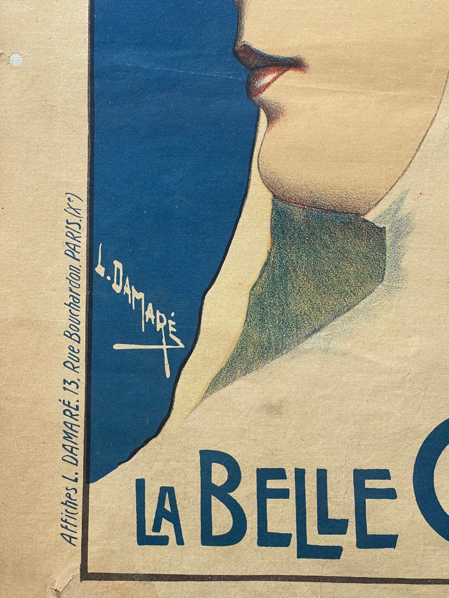 Parisiana Affiche La Belle Otéro La Dominicaine Belle Epoque L Damaré-photo-2