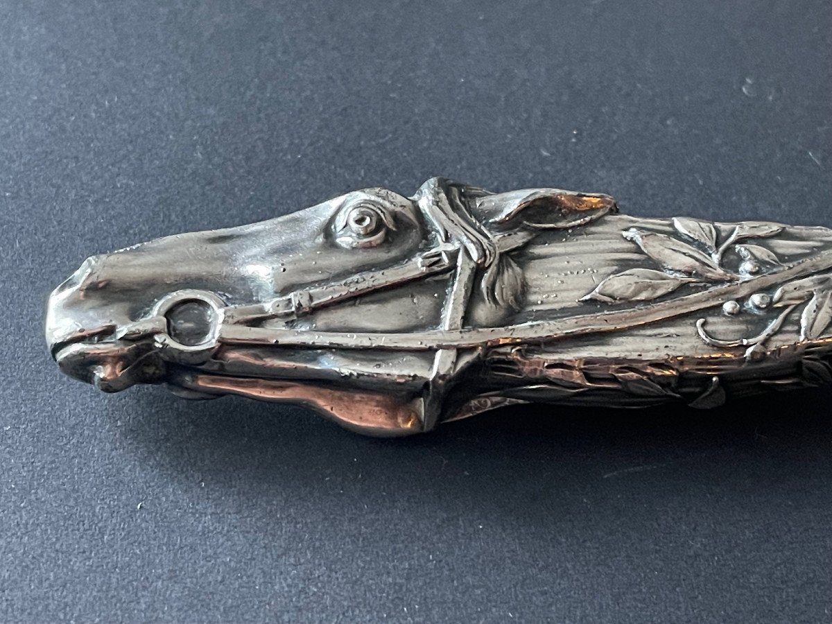 Unique Large Seal Wax Seal Horse Head Germany ?wmf ? Horse Racing-photo-4