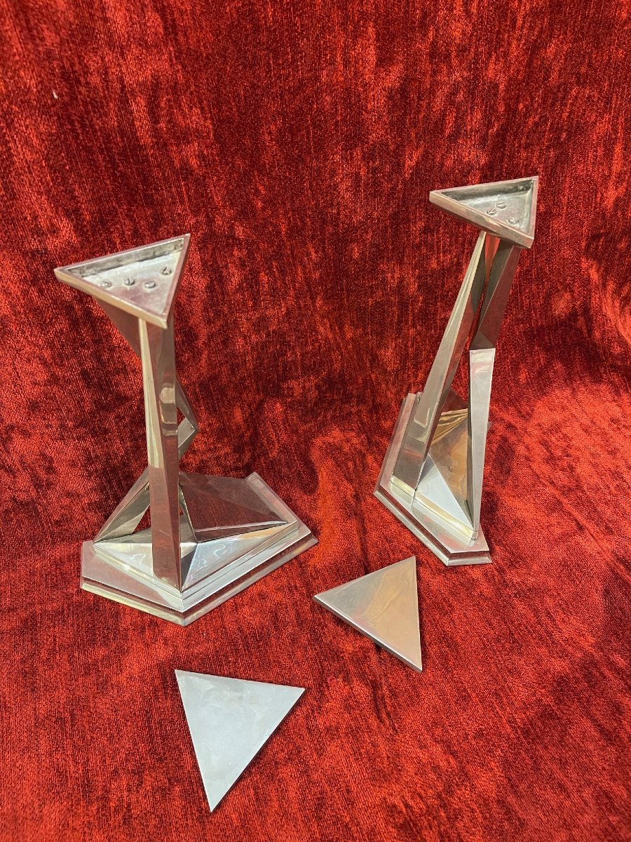 Rare Salvador Dalí Candlesticks, Signed And Numbered, Designed By Castor & Pollux, 1970-photo-4