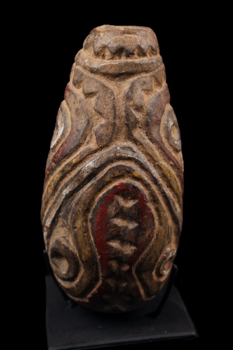 Flûte En Poterie, Art Tribal, Art Océanien, Océanie, Papouasie Nouvelle Guinée, Instrument