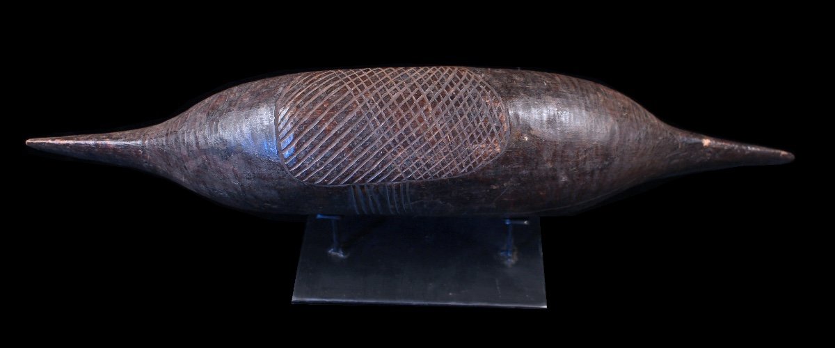 Lumi Slit Drum, Tribal Art, Oceanic Art, Pacific, Traditional Instruments-photo-8