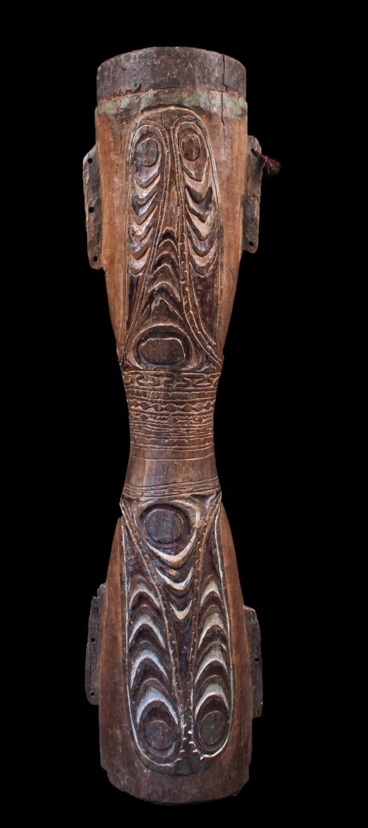 Hand Drum, Traditional Instrument, Oceanic Art, Tribal Art, Papua New Guinea-photo-4