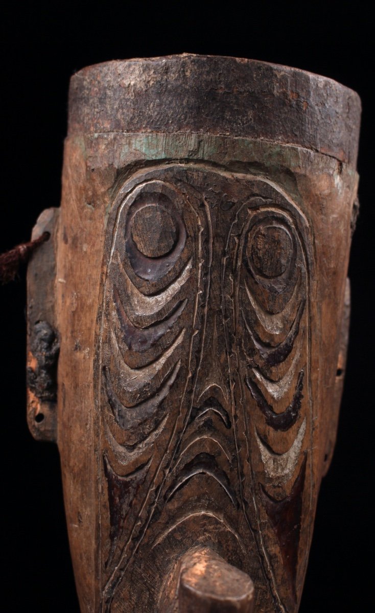 Hand Drum, Traditional Instrument, Oceanic Art, Tribal Art, Papua New Guinea-photo-1