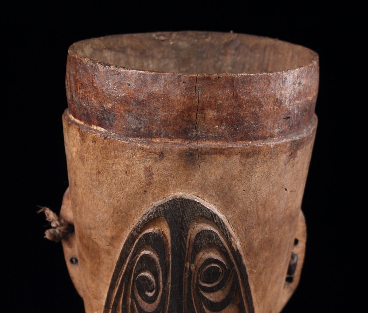 Tambour à Mains, Instrument Traditionnel, Art Océanien, Art Tribal, Papouasie Nouvelle Guinée-photo-5