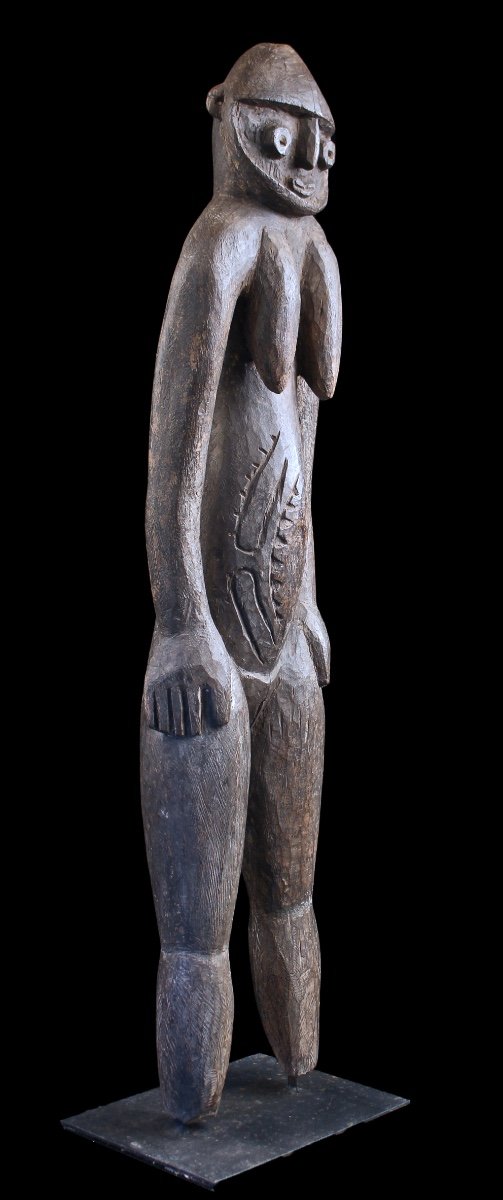 Figure Nogwi, Art Océanien, Art Tribal, Papouasie Nouvelle Guinée, Sculpture, Statue-photo-3