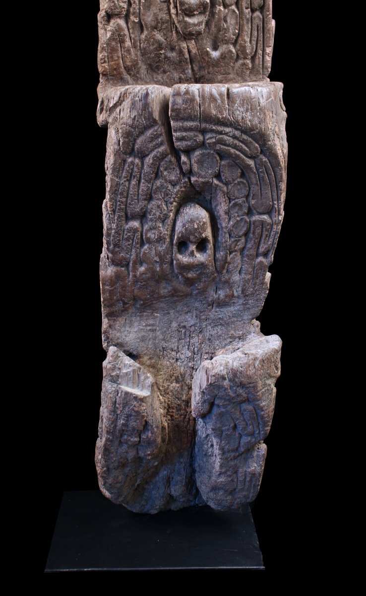 Ceremonial Ladder, Tribal Art, Oceanic Art, Sculpture, Papua New Guinea, Oceania-photo-4