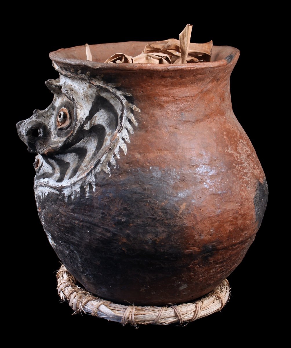 Sago Jar, Traditional Pottery, Oceanic Tribal Art, Oceania, Papua New Guinea-photo-7