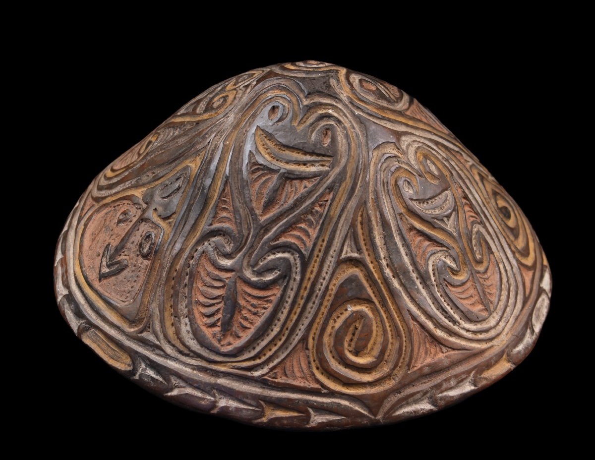 Terracotta Bowl, Papua New Guinea, Oceania, Primitive Arts, Oceanic Art, Tribal Art-photo-2