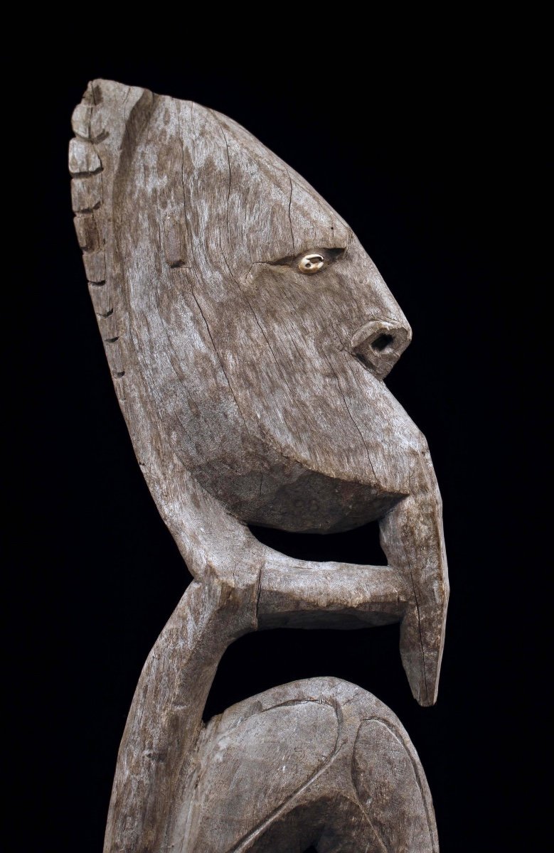 Yipwon Cult Figure, Papua New Guinea, Oceanic Art, Primitive Art, Tribal Art, Sculpture-photo-2