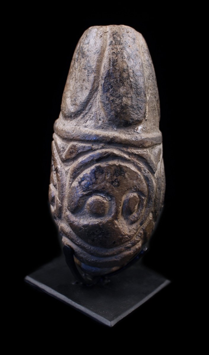 Ritual Pottery, Flute, Papua New Guinea, Oceania, Primitive Art, Oceanic Art-photo-3