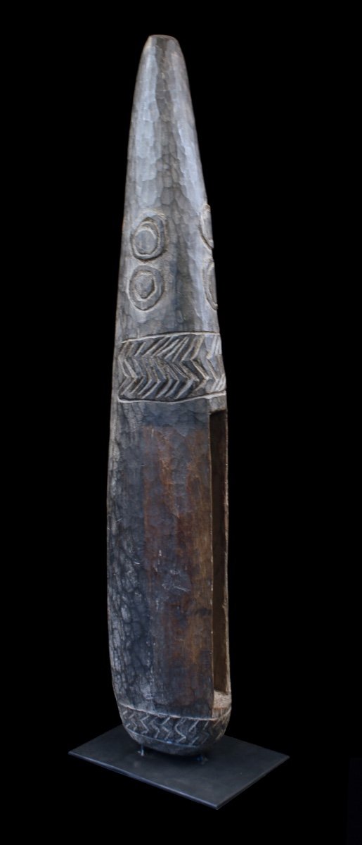 Tambour à Fente, Papouasie Nouvelle Guinée, Art Tribal, Art Océanien, Océanie, Instrument-photo-4