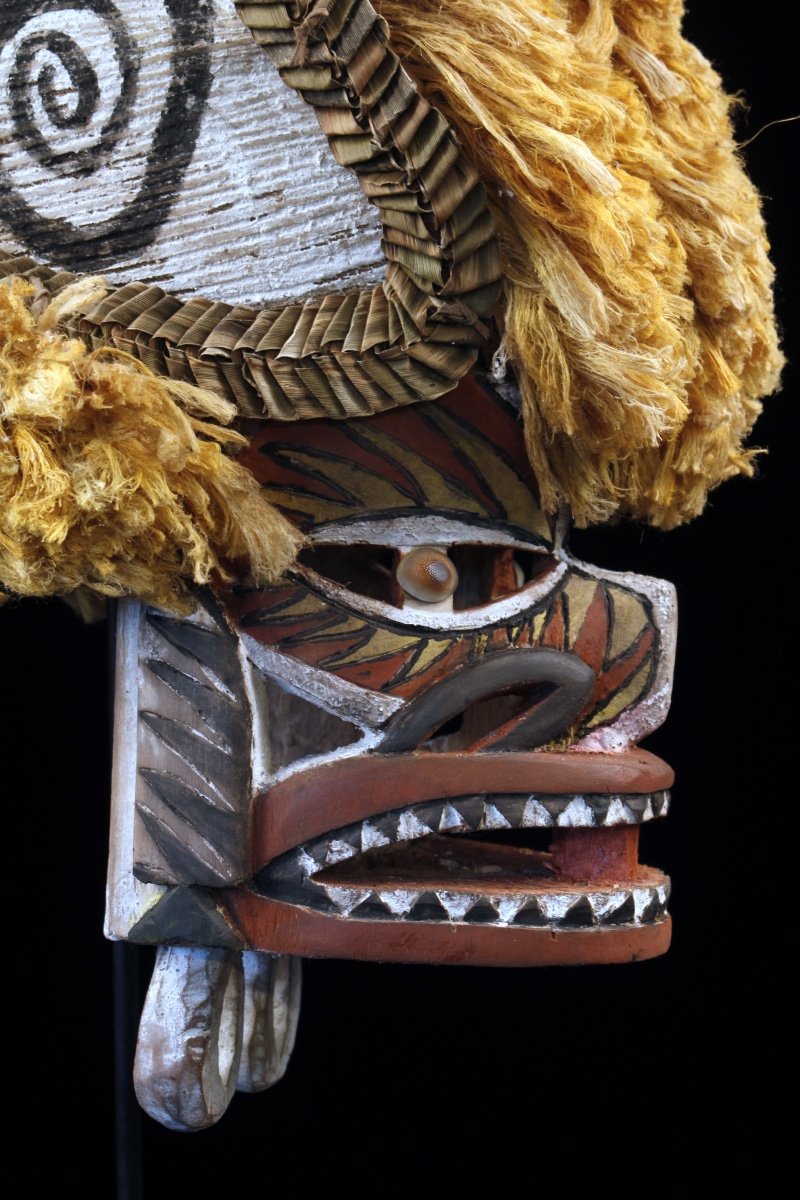 Tatanua Mask, Malagan Mask, Tabar Islands, Papua New Guinea, Oceanic Art, Tribal Art-photo-2