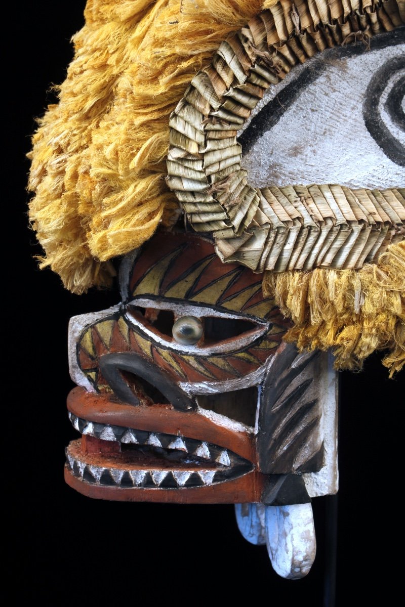 Masque Tatanua, Masque Malagan, Iles Tabar, Papouasie Nouvelle Guinée, Art Océanien, Art Tribal-photo-6