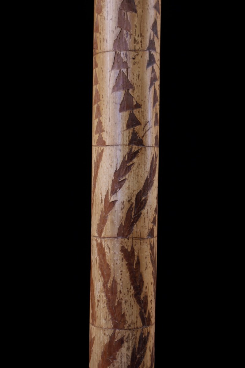 Flûte En Bambou, Instrument Traditionnel, Art Tribal, Art Océanien, Vanuatu, Océanie-photo-3