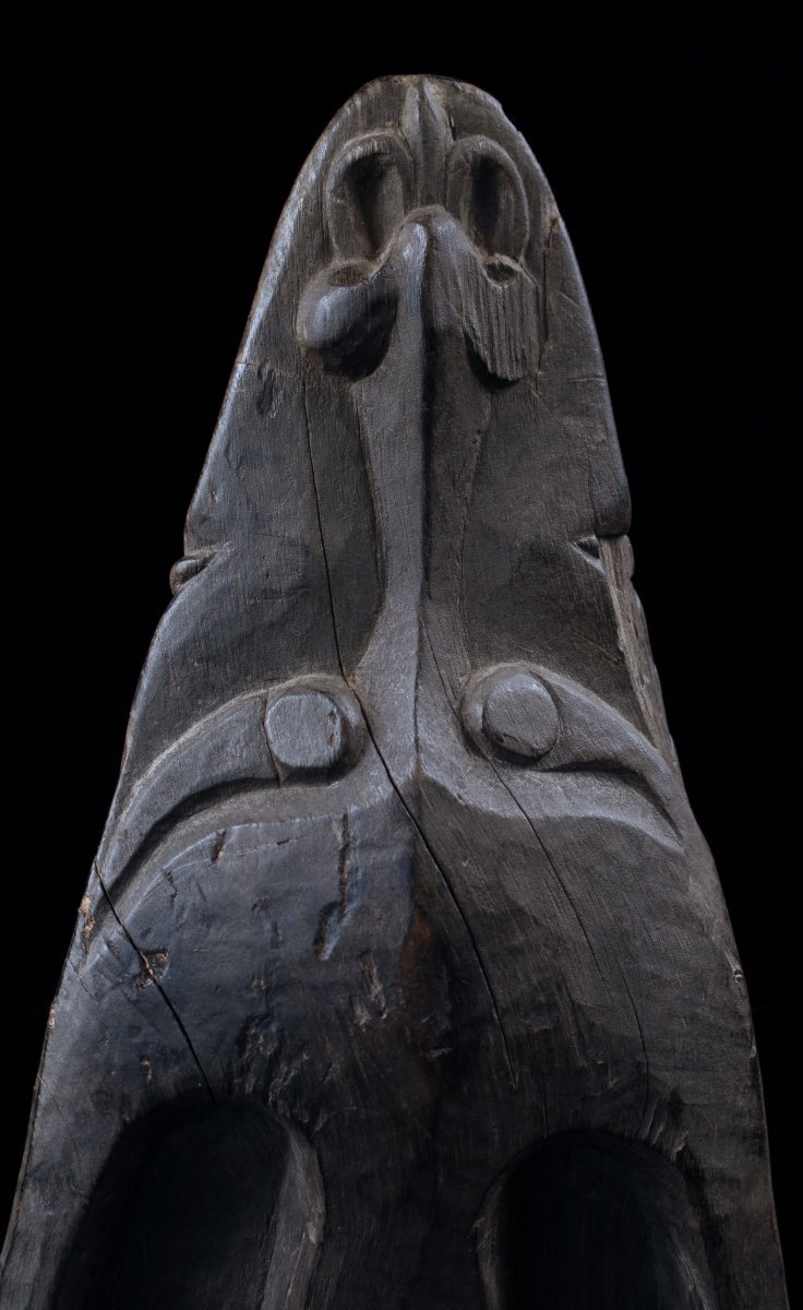 Prow Of Dugout Canoe, Papua New Guinea, Oceania, Primitive Art, Oceanic Art, Marine Object-photo-3