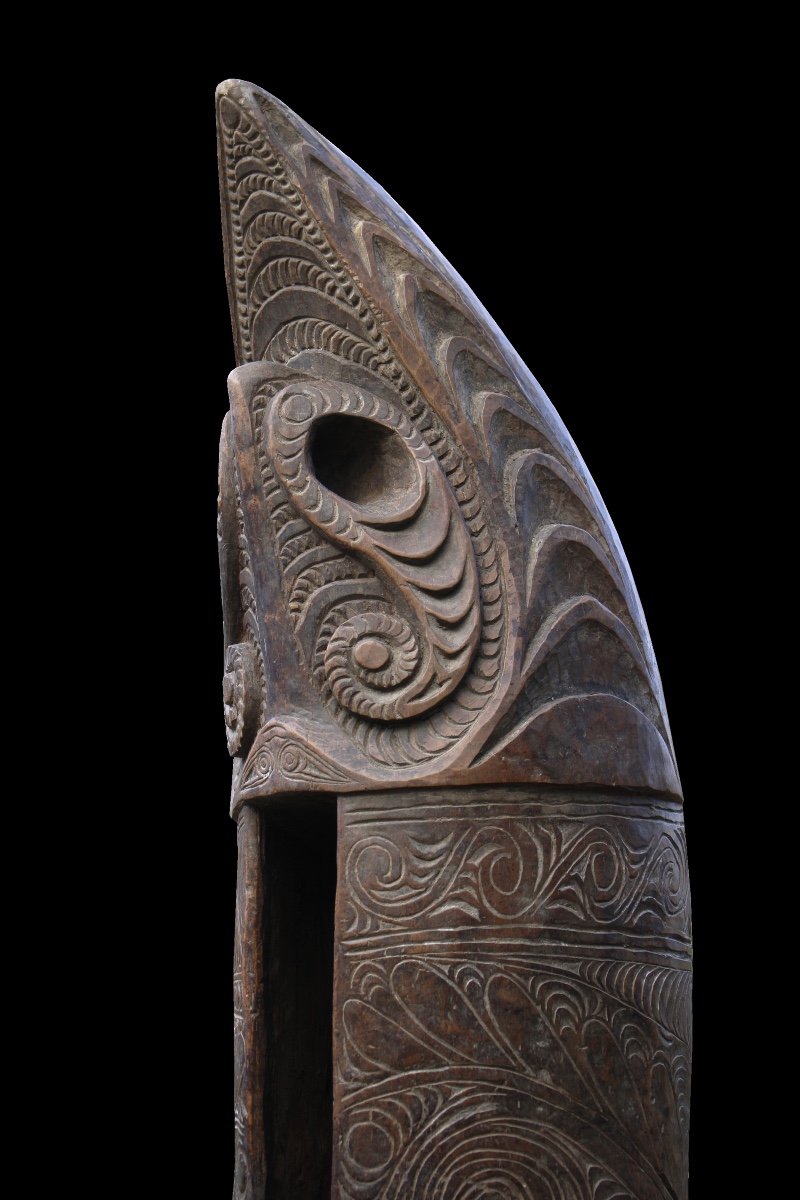 Slit Gong Drum, Papua New Guinea, Tribal Art, Oceanic Art, Garamut, Oceania-photo-3