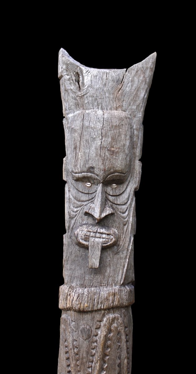 Poteau De Case, Totem, Art Tribal, Art Océanien, Papouasie Nouvelle Guinée, Océanie-photo-1