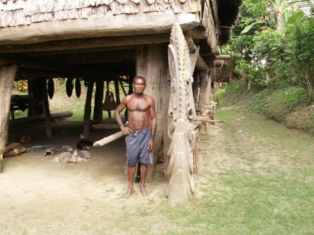 Poteau De Case, Totem, Art Tribal, Art Océanien, Papouasie Nouvelle Guinée, Océanie-photo-8