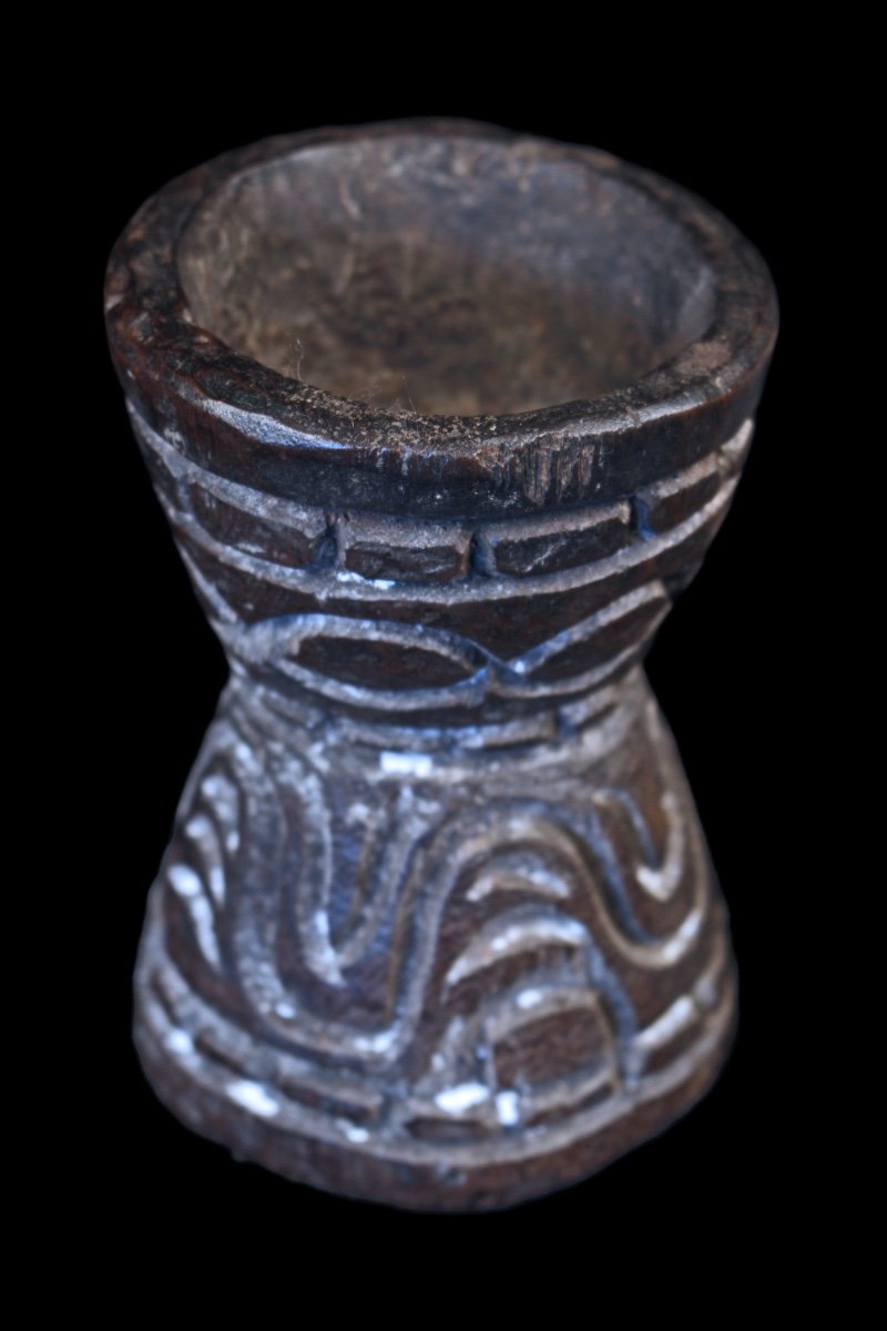 Mortier à Bétel, Art Océanien, Art Tribal, Objet Usuel Traditionnel, Océanie-photo-3