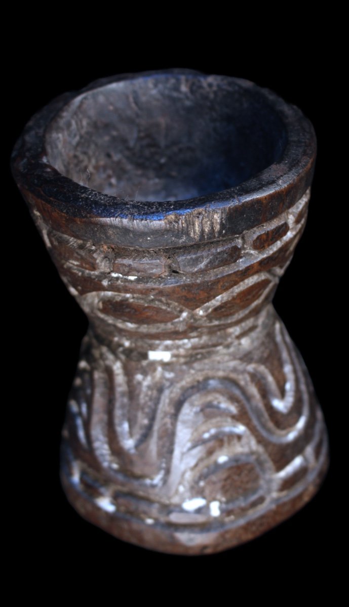 Mortier à Bétel, Art Océanien, Art Tribal, Objet Usuel Traditionnel, Océanie-photo-1