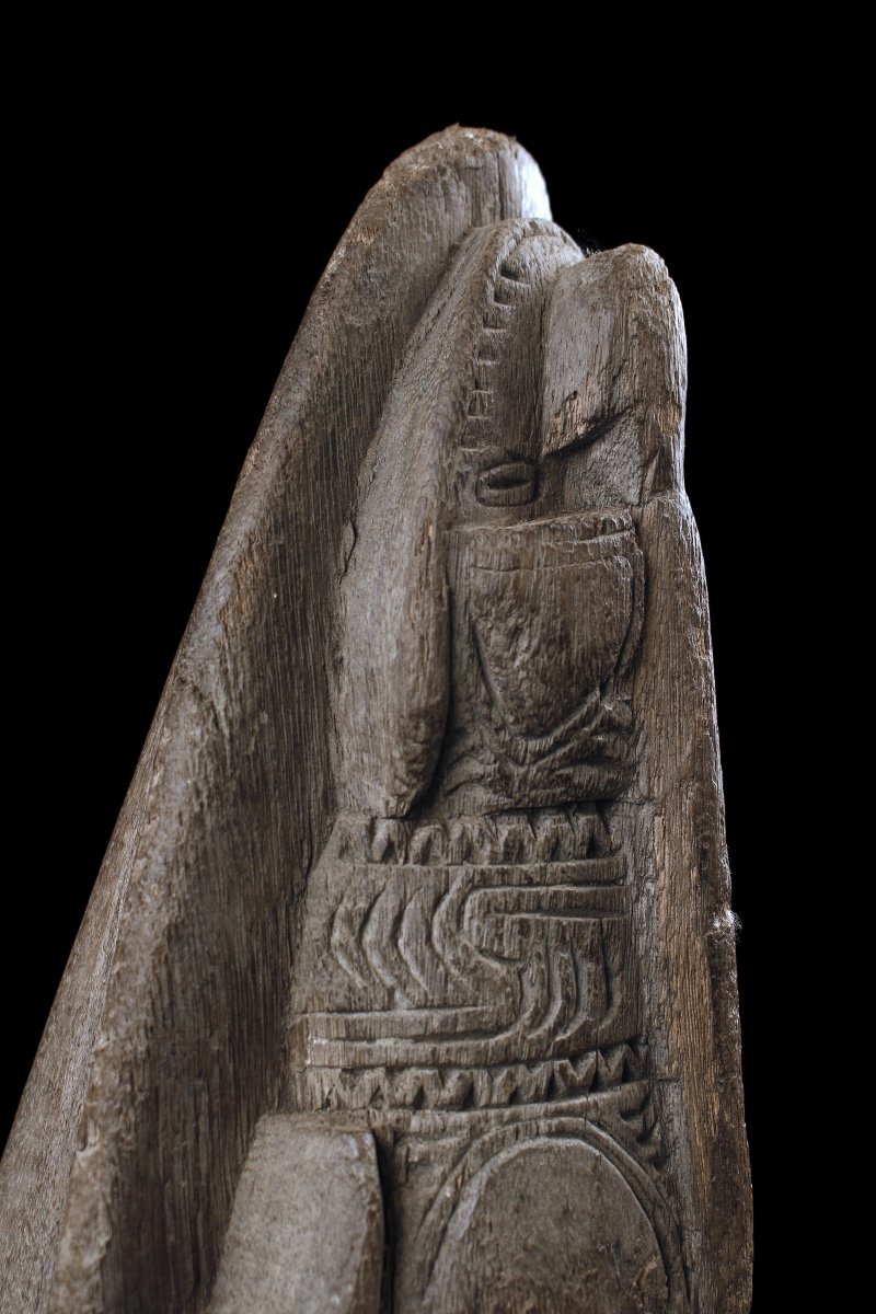 Proue De Pirogue, Papouasie Nouvelle Guinée, Océanie, Art Premier, Art Océanien, Objet Marine-photo-1
