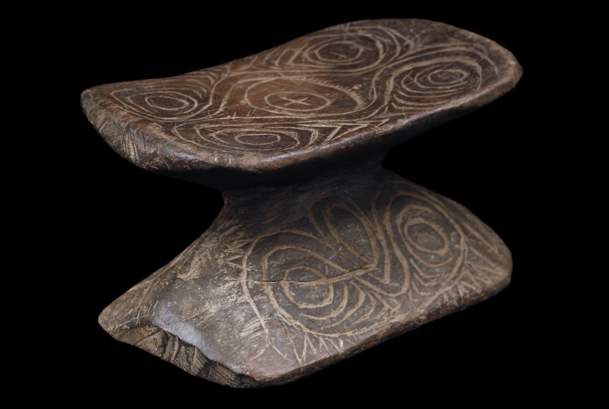 Head Rest, Oceanic Art, Tribal Art, Oceania, Usual Object, Traditional Art, Sculpture-photo-3