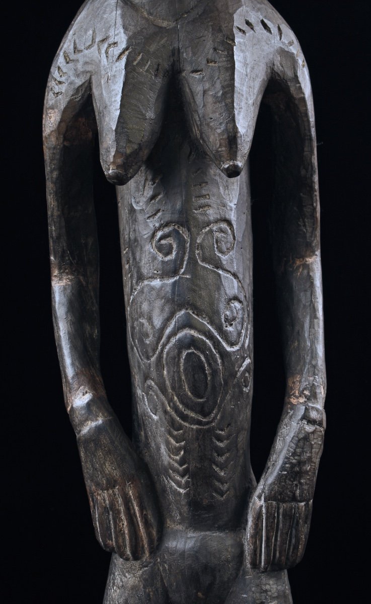 Nogwi Cult Figure, Papua New Guinea, Oceanic Art, Primitive Art, Sculpture, Statue-photo-3