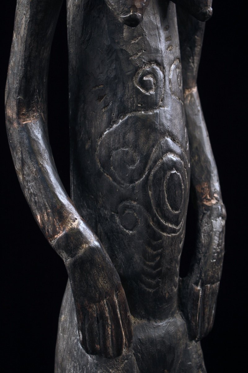 Nogwi Cult Figure, Papua New Guinea, Oceanic Art, Primitive Art, Sculpture, Statue-photo-3