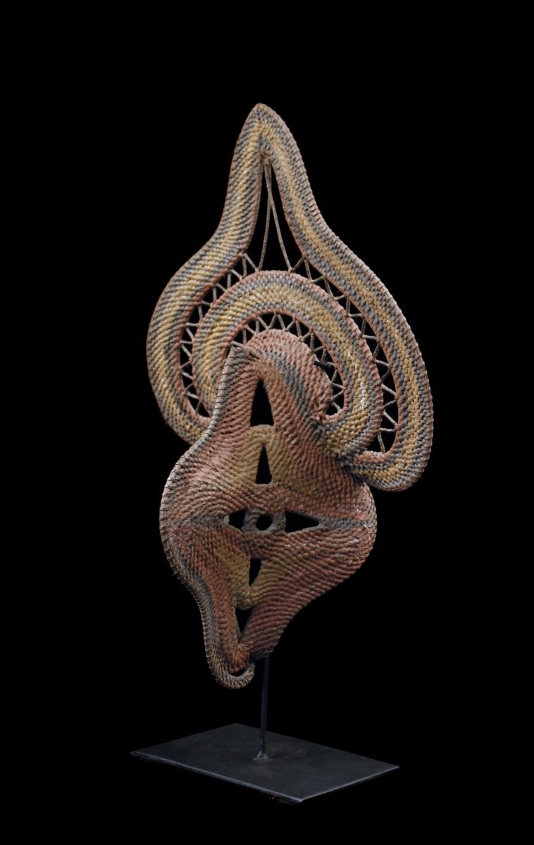Yam Mask, Mask, Oceania, Primitive Art, Oceanic Art, Tribal Art, Basketry-photo-6