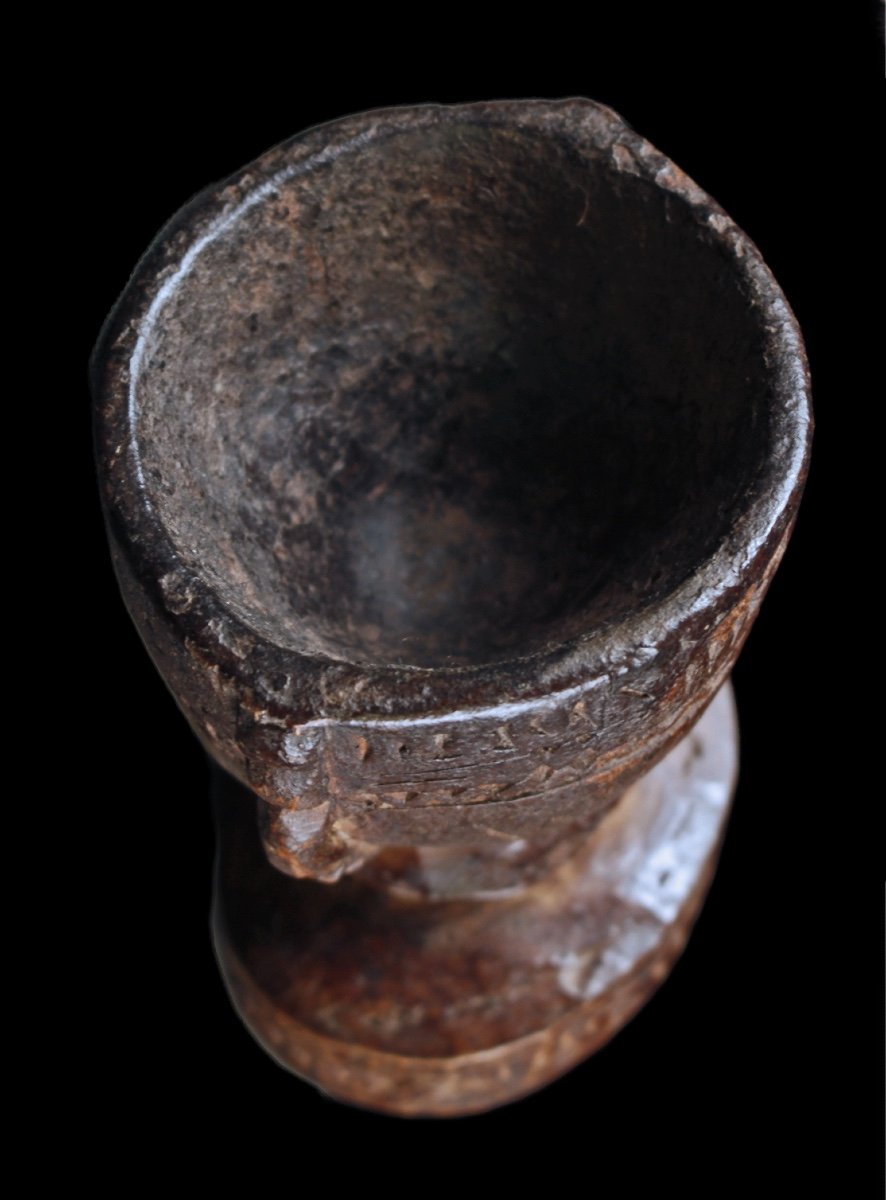 Betel Mortar, Oceanic Art, Tribal Art, Traditional Usual Object, Oceania-photo-3