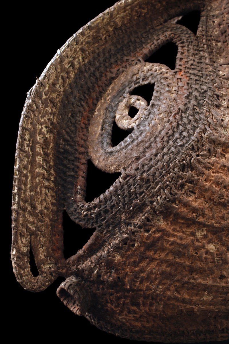 Baba Tagwa Mask, Helmet Mask, Oceanic Art, Oceania, Basketry, Papua New Guinea-photo-2