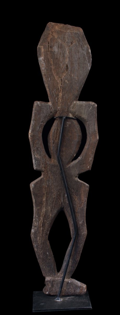 Charme Rituel, écorce Gravée, Art Tribal, Art Océanien, Océanie, Papouasie Nouvelle Guinée-photo-4