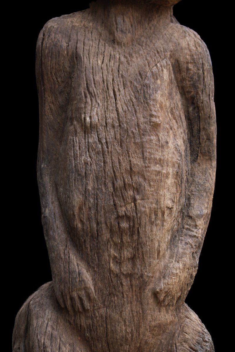 Statue d'Ancêtre, Art Océanien, Art Tribal, Papouasie Nouvelle Guinée, Océanie-photo-3
