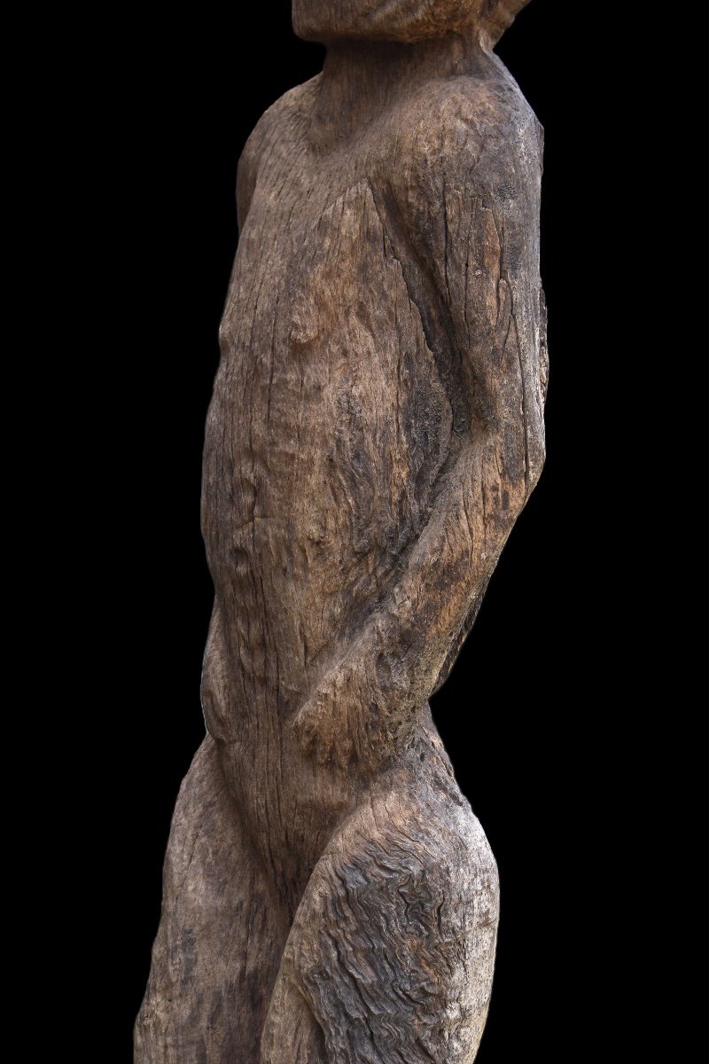 Statue d'Ancêtre, Art Océanien, Art Tribal, Papouasie Nouvelle Guinée, Océanie-photo-5
