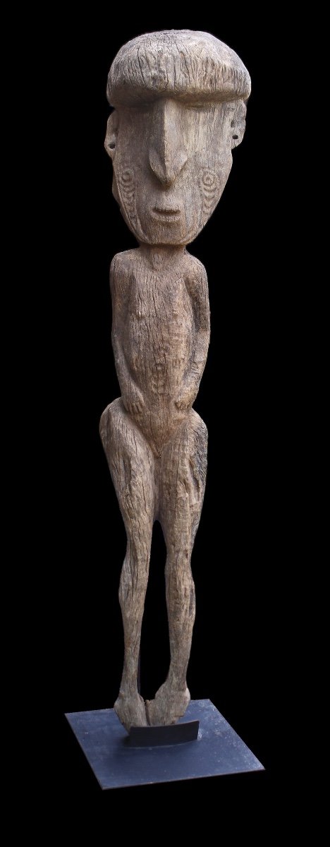 Statue d'Ancêtre, Art Océanien, Art Tribal, Papouasie Nouvelle Guinée, Océanie