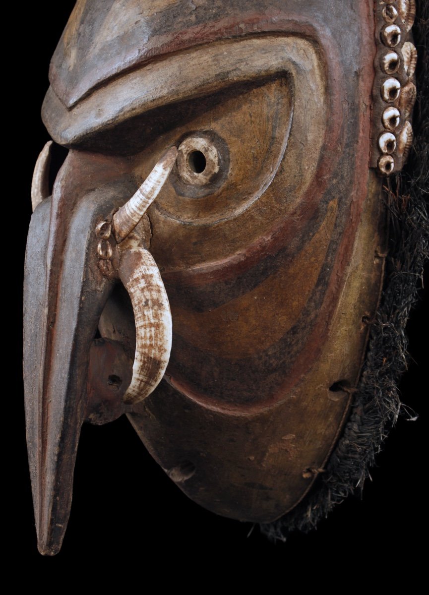 Brag Mask, Pacific Arts, Oceanic Art, Tribal Art, Sculpture, Papua New Guinea-photo-4