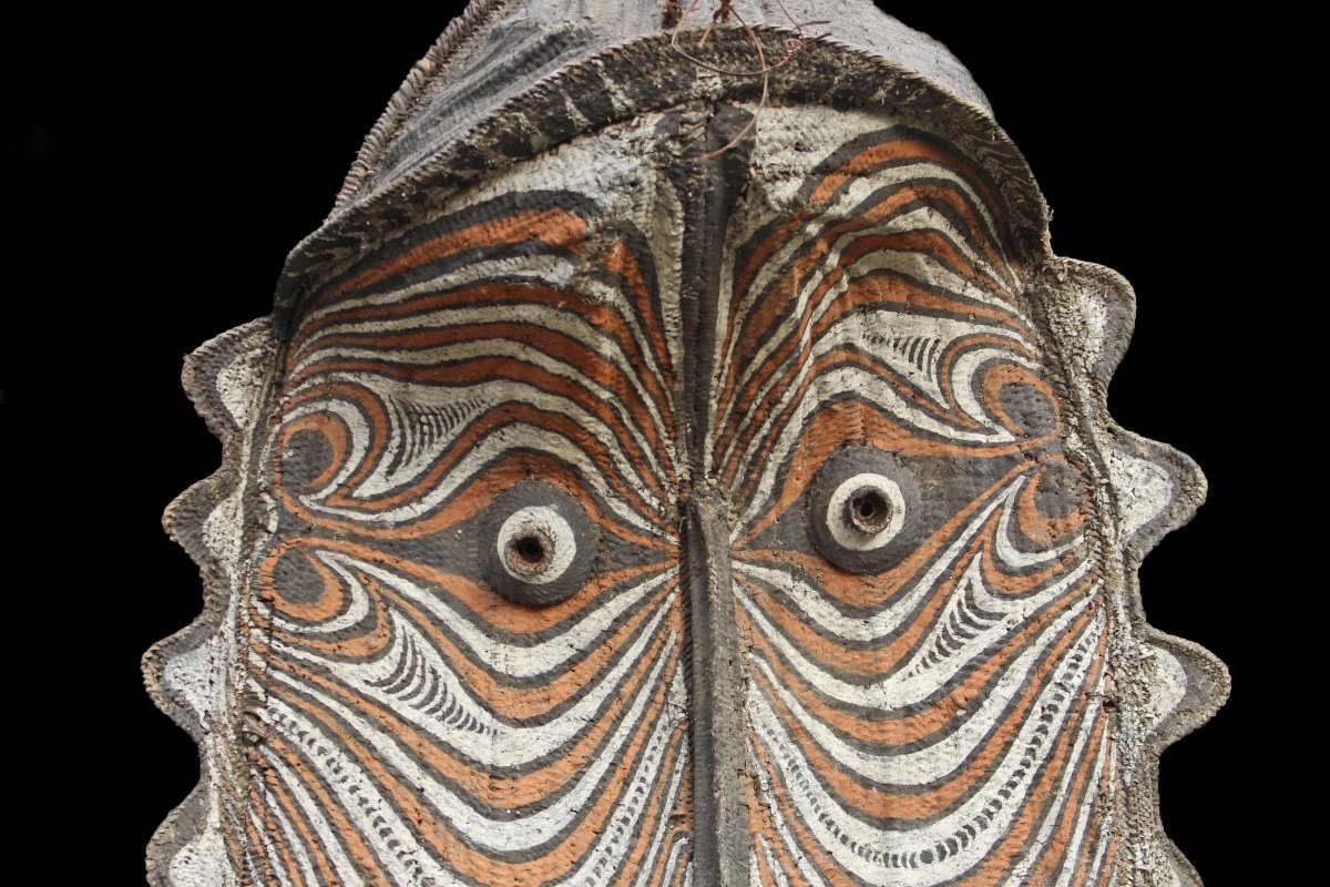 Imposing Gable Mask, Tribal Art, Oceanic Art, Pacific Art, First Arts, Papua New Guinea-photo-1