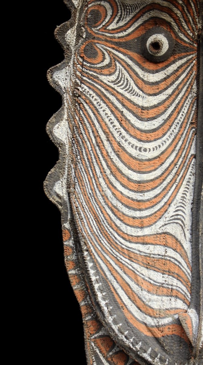 Imposing Gable Mask, Tribal Art, Oceanic Art, Pacific Art, First Arts, Papua New Guinea-photo-2