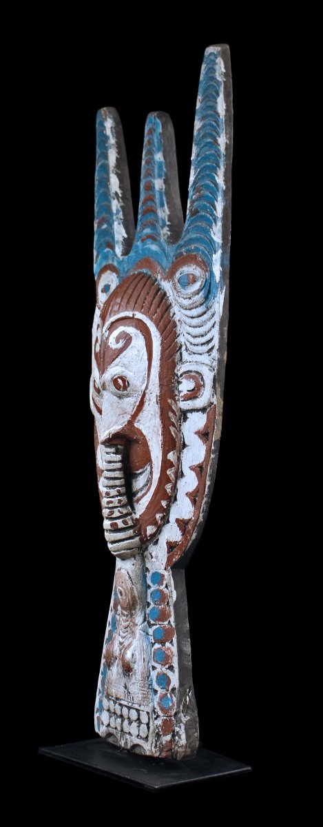 Pirogue Shield, Papua New Guinea, Oceania, Tribal Art, Oceanic Art, Sculpture-photo-7