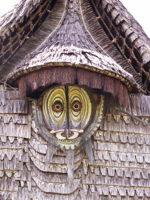 Gable Mask, Tribal Art, Papua New Guinea, Oceanic Art, Oceania, Basketry-photo-7