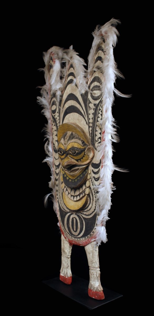 Pirogue Shield, Papua New Guinea, Oceania, Tribal Art, Oceanic Art, Sculpture-photo-7