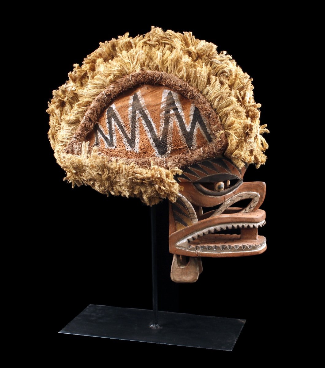 Tatanua Mask, Malagan Mask, Tabar Islands, Papua New Guinea, Oceanic Art, Tribal Art-photo-2