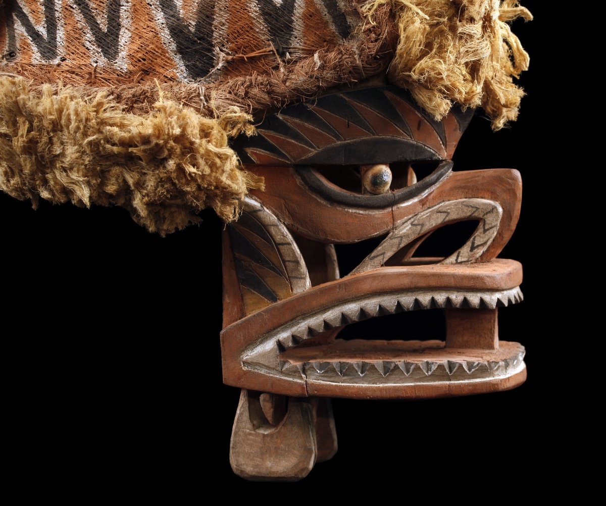 Tatanua Mask, Malagan Mask, Tabar Islands, Papua New Guinea, Oceanic Art, Tribal Art-photo-3